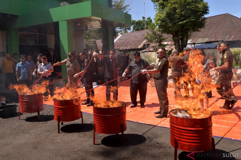 PEMUSNAHAN BARANG BUKTI TINDAK PIDANA