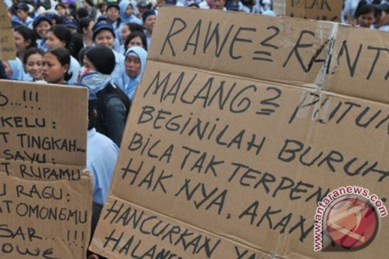 Serikat Pekerja Hero berunjuk rasa tuntut perbaikan nasib