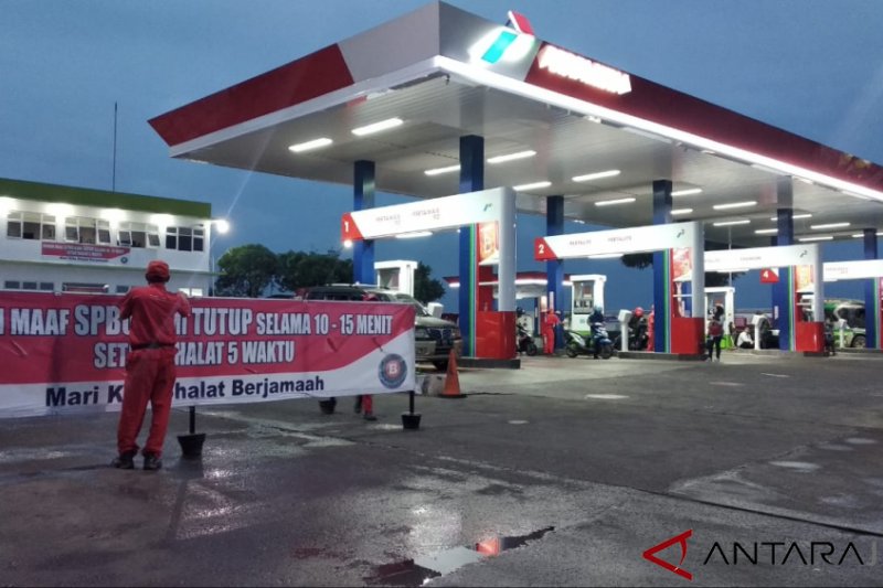 SPBU Ciateul Garut tutup saat waktu shalat