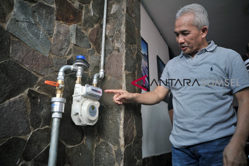 Penambahan jaringan gas rumah tangga di Palembang