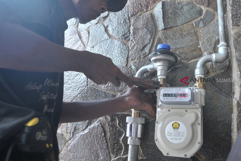 Penambahan jaringan gas rumah tangga di Palembang