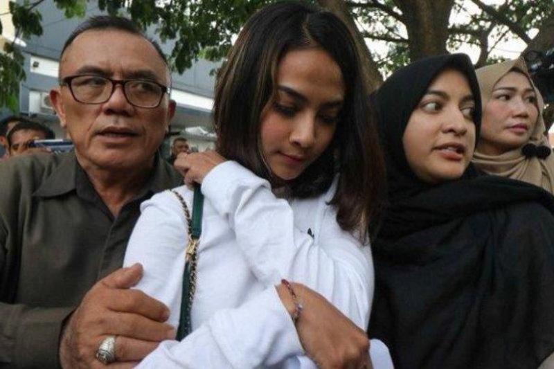 Usai diperiksa Polisi, Vanessa Angel langsung ditahan