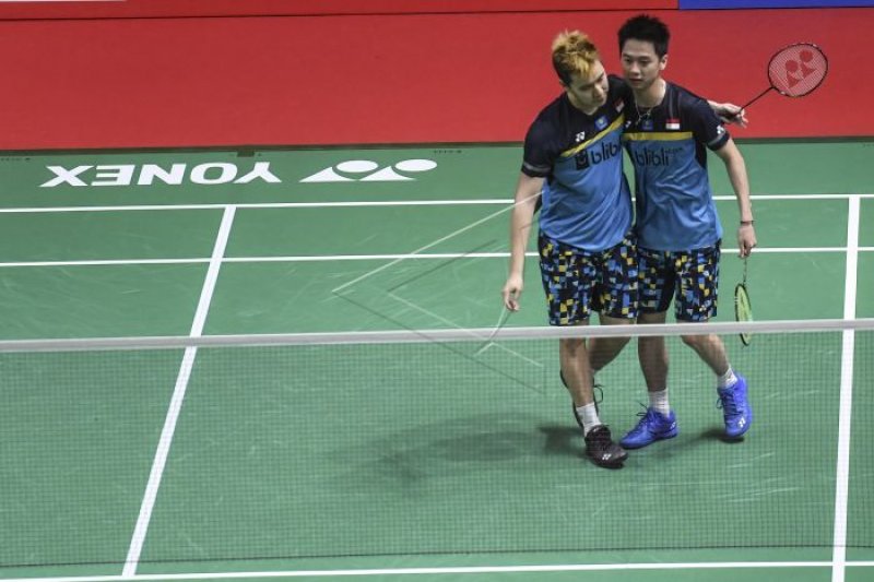 Kevin/Marcus sukses pertahankan juara Indonesia Masters