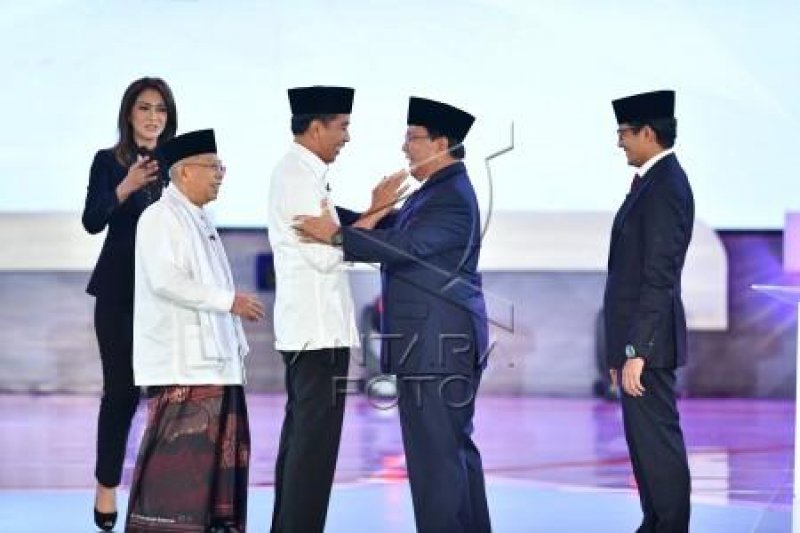 Akhir debat pertama pilpres 2019