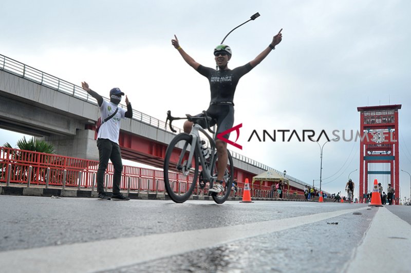 Ampera ditutup sementara  demi Palembang Triathlon