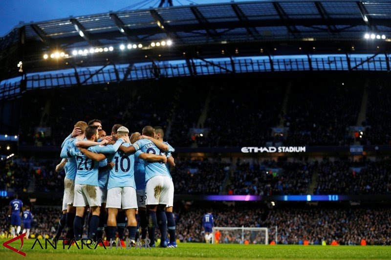 Manchester City permalukan Chelsea enam gol tanpa balas