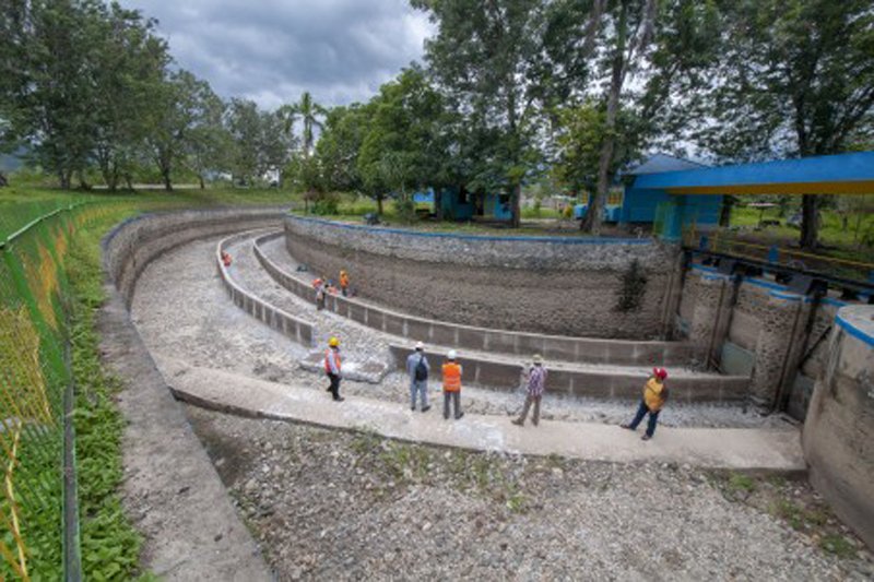 Rehabilitasi saluran irigasi Gumbasa