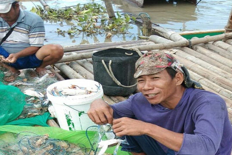 Nelayan Lampung Timur panen rajungan