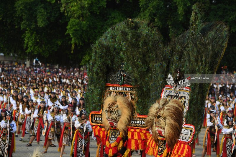 Pesan Dibalik Kesenian Reog Ponorogo Antara News Jawa Timur