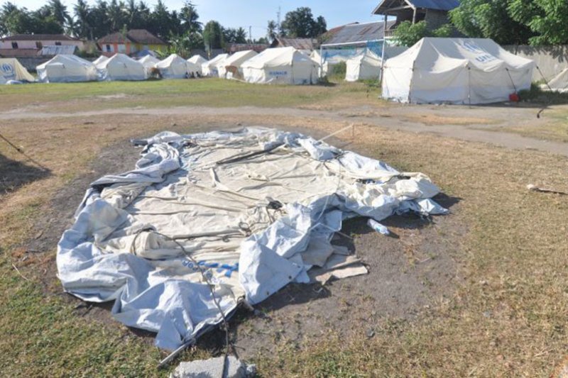 Pengungsi di Wani tinggalkan tenda