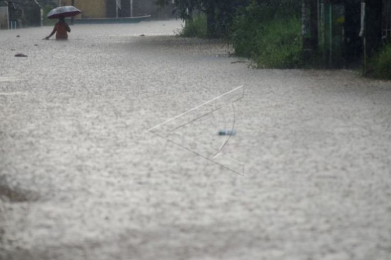 Banjir di Baleendah Kabupaten Bandung meninggi