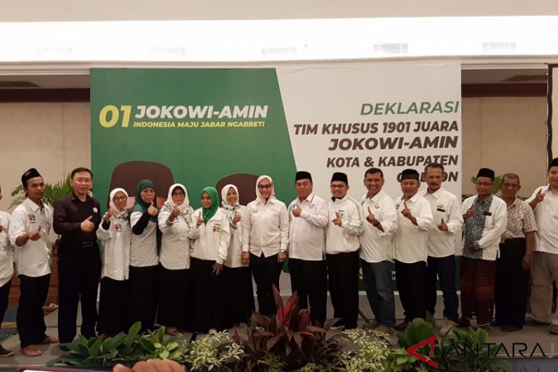 Timsus 1901 Juara klaim 95 ribu KK dukung Jokowi-Ma`ruf