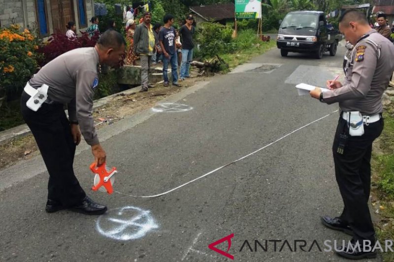 Seorang pelajar di Solok tewas usai bertabrakan dengan bus Maju Express
