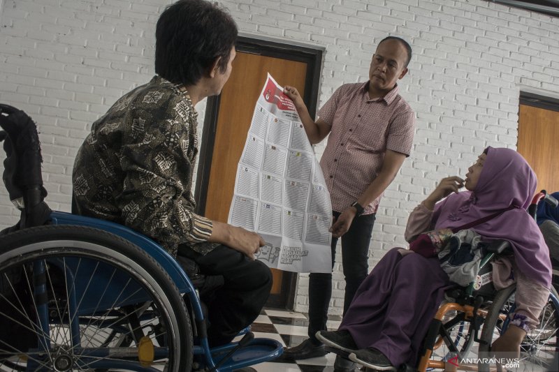 Sosialisasi Pemilu Bagi Penyandang Disabilitas - ANTARA News