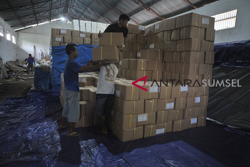 Logistik surat suara KPU Palembang