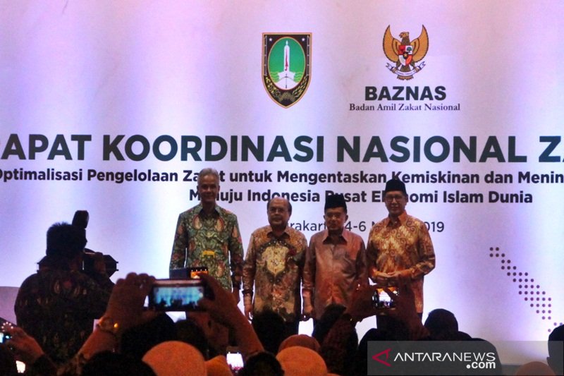 Jusuf Kalla Buka Rakornas Zakat 2019 Di Solo Antara News