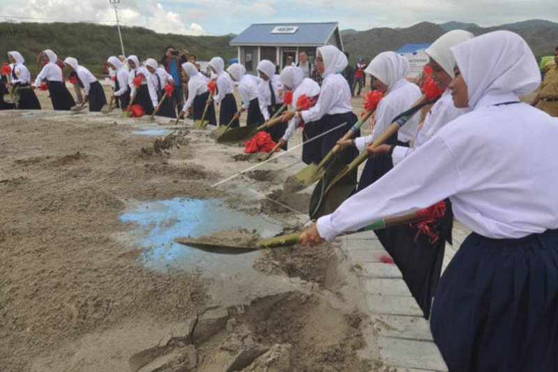 Pembangunan huntap korban bencana Palu