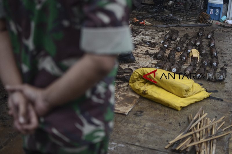 Sebanyak 87 mortil ditemukan di Dago Bandung