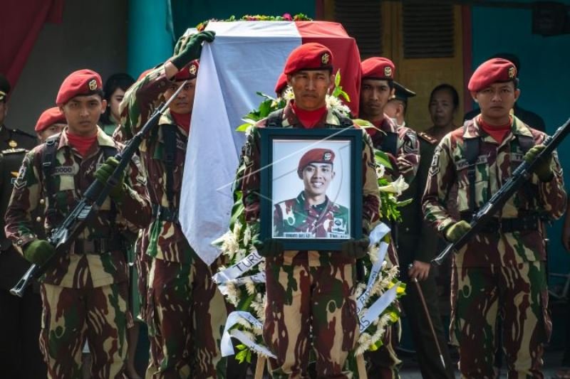 Pemakaman Sertu Anumerta Siswanto Bayu