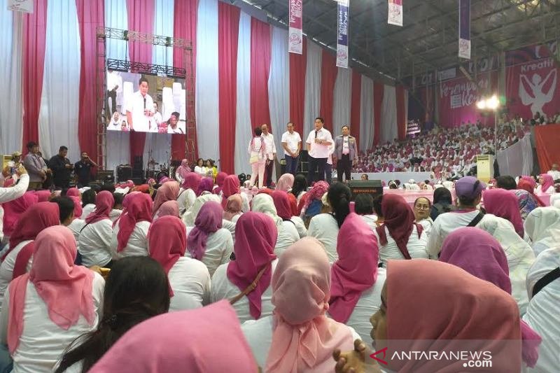 Erick Thohir kampanye keberhasilan Jokowi kepada emak-emak Bandung