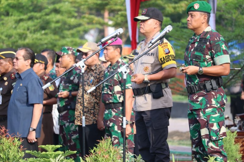 POLRI-TNI di Sulteng solid amankan Pemilu-Pilpres 2019