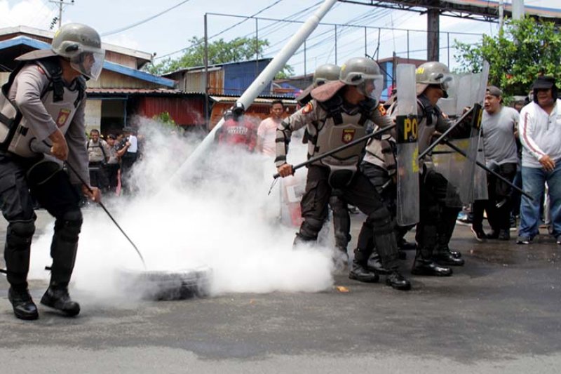 Simulasi pengamanan Pemilu 2019