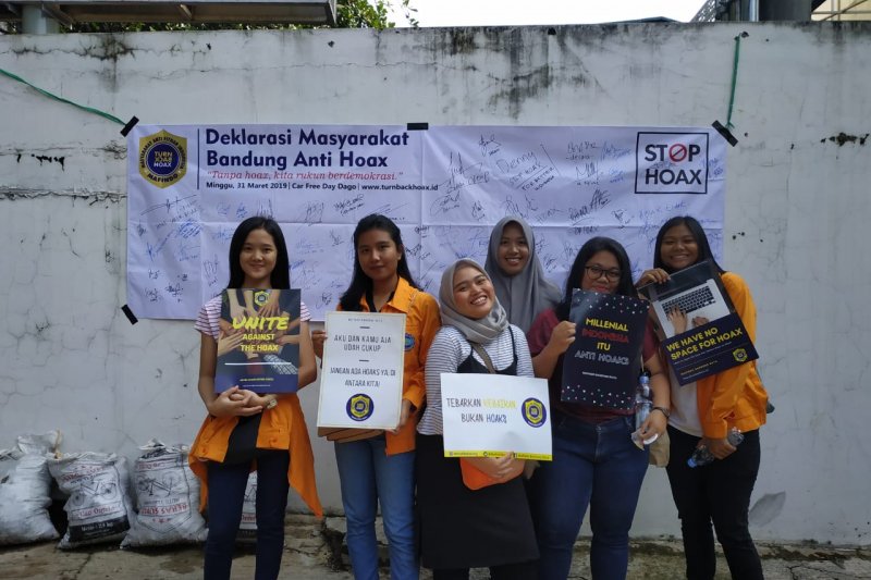 Hoax di Jabar tertinggi, Mafindo gelar deklarasi anti hoax