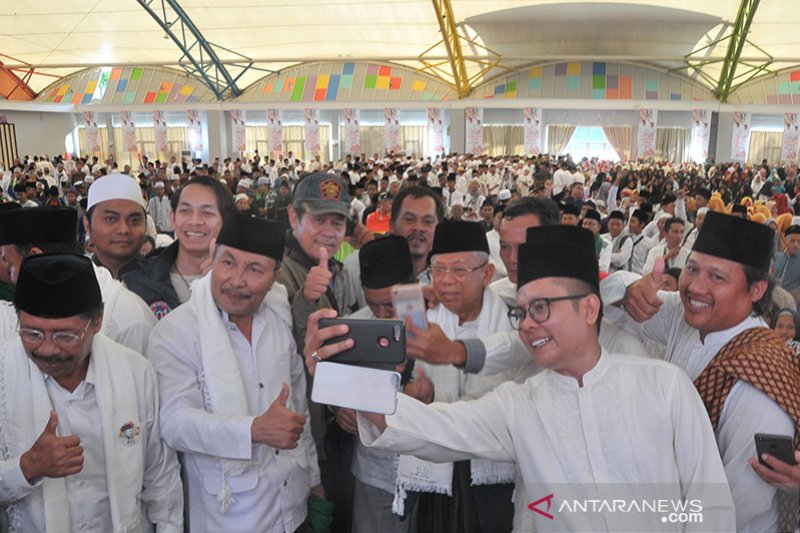 Kunjungan Cawapres 01Maruf Amin ke Palembang