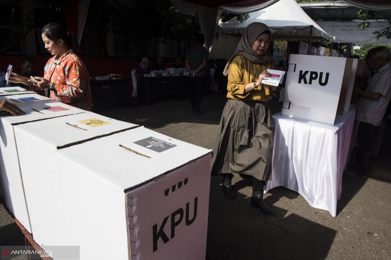 KPU Jabar gelar simulasi pemungutan suara Pemilu 2019