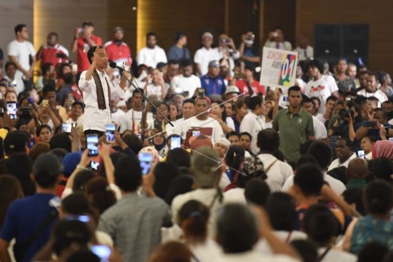 Kampanye Jokowi di Sorong Papua Barat