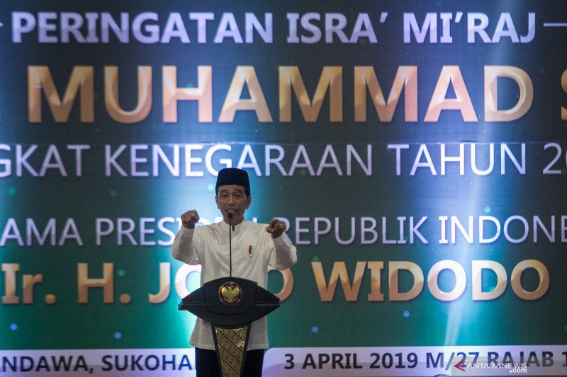 Presiden: Perjalanan agung Nabi Muhammad SAW ingatkan kekuasaan Allah SWT