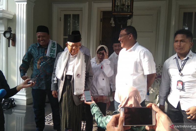 KH Ma'ruf Amin kampanye terbuka di dua lokasi di Bogor