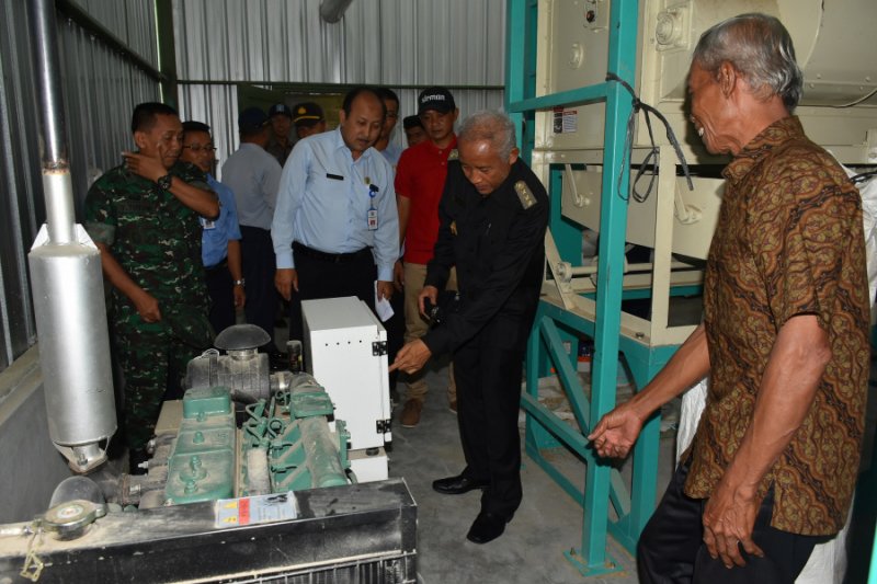 DP3 Sleman membantu petani mesin pengering gabah dongkrak produksi