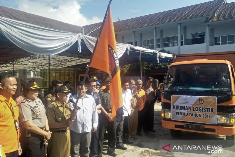 KPU Cianjur distribusikan logistik pemilu