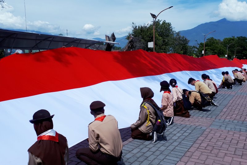 Deklarasi pemilu damai : 'Jangan coba sobek Pancasila kami'