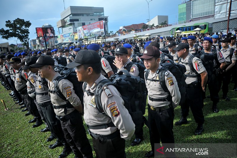 11.000 Personil kepolisian siap amankan Pemilu di Sumsel