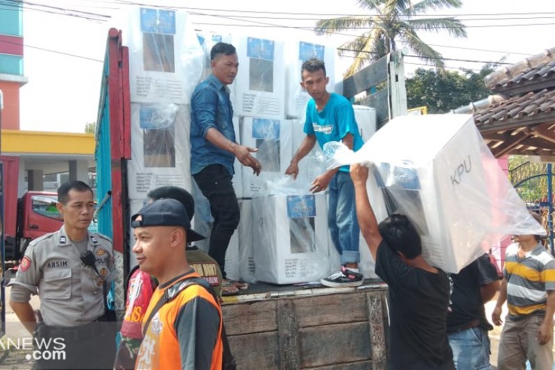 KPU Kota Sukabumi sudah distribusi logistik Pemilu 100 persen