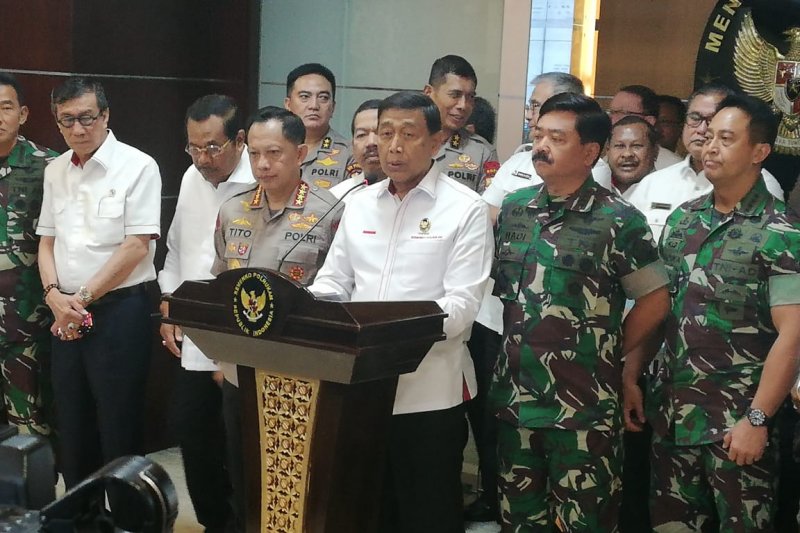 Partisipasi pemilih pemilu capai 80,90 persen, kata Menko Polhukam