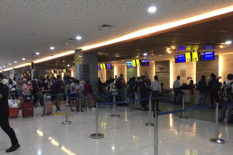 Operasional Terminal Domestik Bandara Bali sudah normal