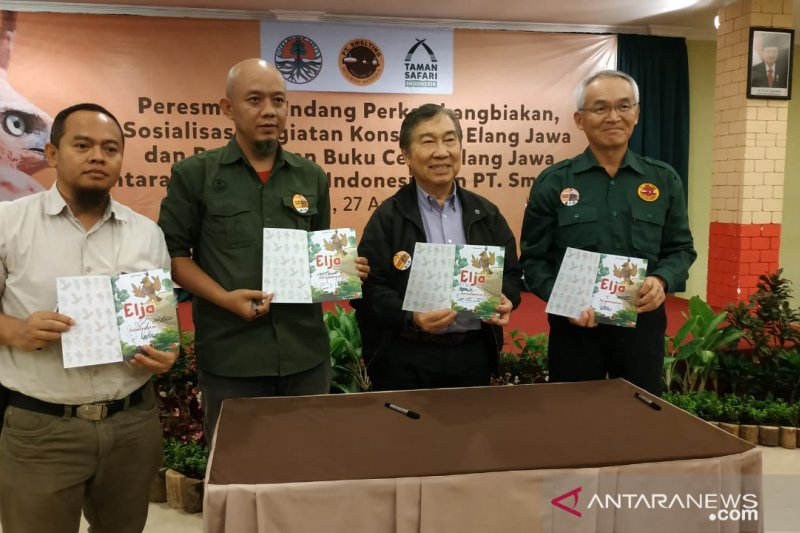 Buku cerita tentang Elang Jawa diluncurkan TSI Bogor