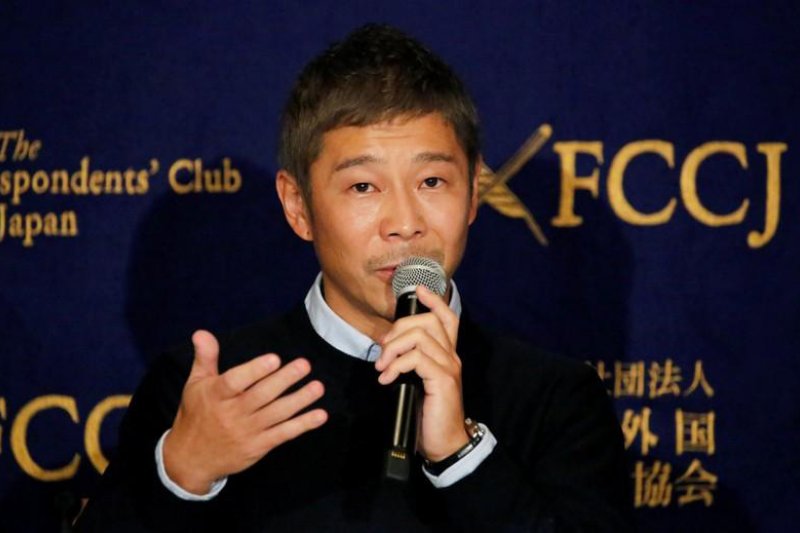Milyarder Jepang Yusaku Maezawa hadiahkan 9 juta dolar AS sebagai 'eksperimen sosial'