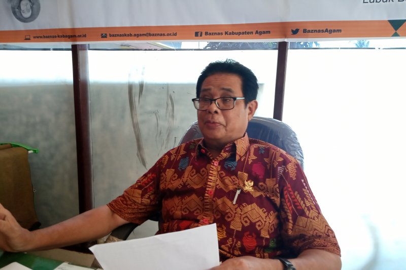 Baznas Agam salurkan paket lebaran senilai Rp1,31 Miliar