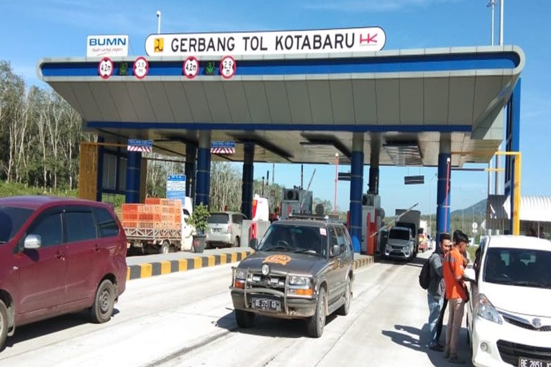 Tol Trans-Sumatera dilintasi satu juta kendaraan pada Natal-Tahun Baru