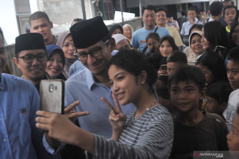 Sandiaga Uno di Palembang