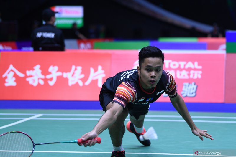 Piala Sudirman, Indonesia tertinggal 0-2 usai Ginting kalah dari Axelson
