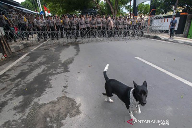 Unjuk rasa hasil Pilpres di Palu