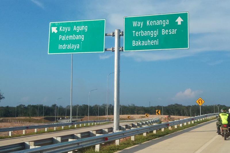 Tol Trans Sumatera ruas Terbanggi Besar-Pematang Panggang