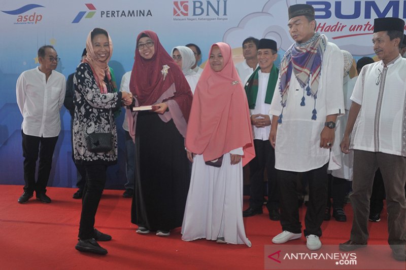 Menteri BUMN dan para dirut BUMN lakukan safari Ramadhan di Palembang
