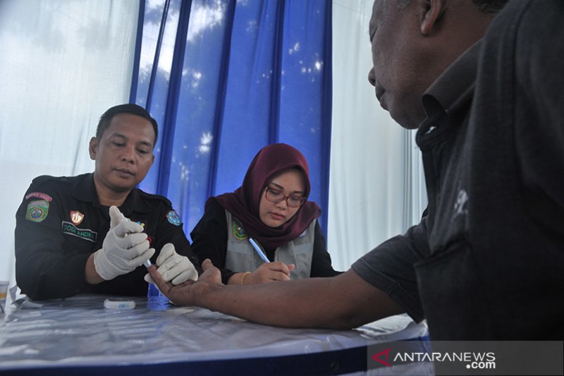 Pemeriksaan kesehatan sopir angkutan lebaran