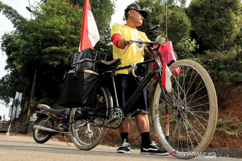 Warsono, mudik ke Selatan Nagreg dengan sepeda